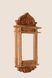 Big alder wall icon case, Light brown, 30х40 (without inner frame), Greek cross